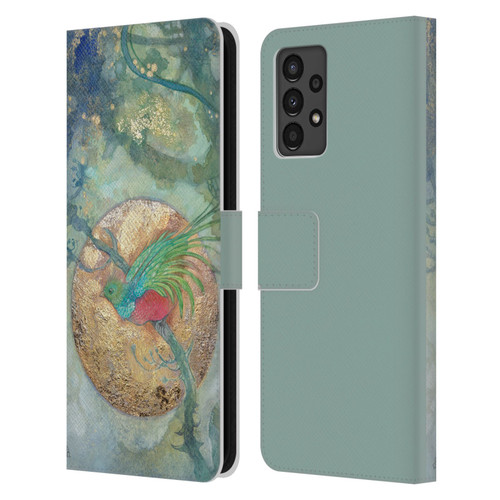 Stephanie Law Graphics Bird Leather Book Wallet Case Cover For Samsung Galaxy A13 (2022)