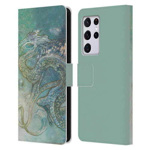 Stephanie Law Graphics Dragon Leather Book Wallet Case Cover For Samsung Galaxy S21 Ultra 5G
