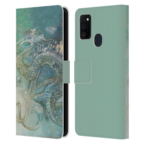 Stephanie Law Graphics Dragon Leather Book Wallet Case Cover For Samsung Galaxy M30s (2019)/M21 (2020)