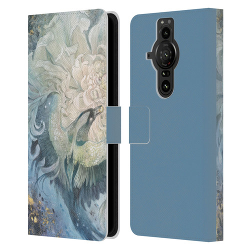 Stephanie Law Graphics In The Gardens Of The Moon Leather Book Wallet Case Cover For Sony Xperia Pro-I