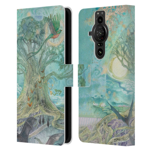 Stephanie Law Graphics Tree Leather Book Wallet Case Cover For Sony Xperia Pro-I