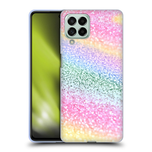Monika Strigel Glitter Collection Unircorn Rainbow Soft Gel Case for Samsung Galaxy M53 (2022)