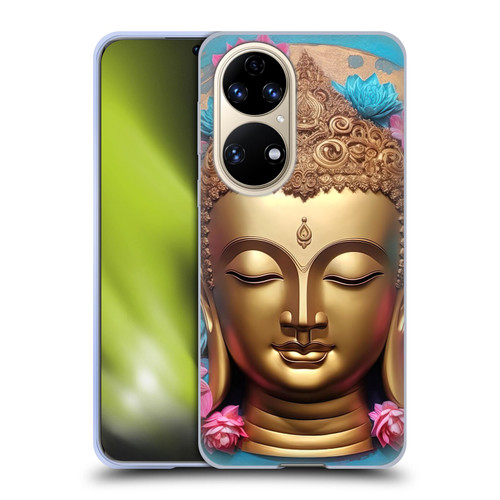 Mark Ashkenazi Buddha Gold Face Soft Gel Case for Huawei P50