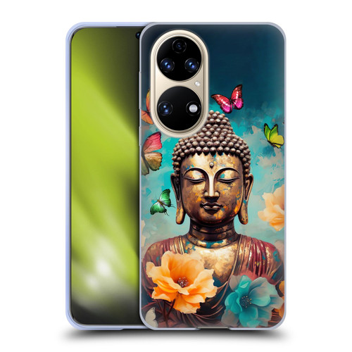 Mark Ashkenazi Buddha Lotus And Butterfly Soft Gel Case for Huawei P50