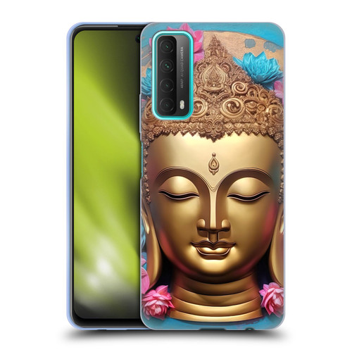 Mark Ashkenazi Buddha Gold Face Soft Gel Case for Huawei P Smart (2021)