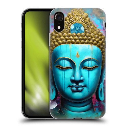 Mark Ashkenazi Buddha Face Lotus Soft Gel Case for Apple iPhone XR