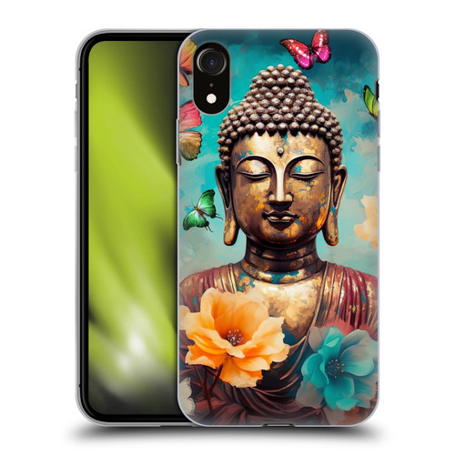 Mark Ashkenazi Buddha Lotus And Butterfly Soft Gel Case for Apple iPhone XR