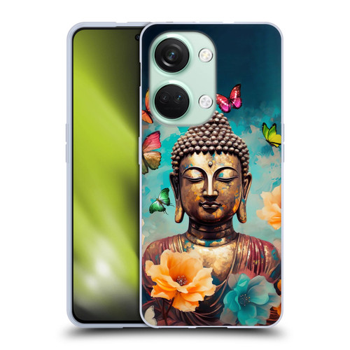 Mark Ashkenazi Buddha Lotus And Butterfly Soft Gel Case for OnePlus Nord 3 5G