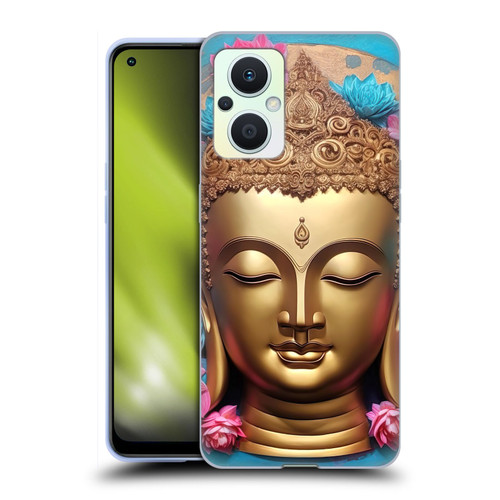 Mark Ashkenazi Buddha Gold Face Soft Gel Case for OPPO Reno8 Lite