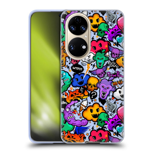 Mark Ashkenazi Graffiti Skull Soft Gel Case for Huawei P50