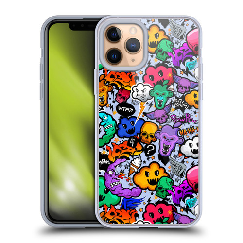 Mark Ashkenazi Graffiti Skull Soft Gel Case for Apple iPhone 11 Pro