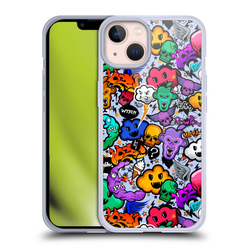 Mark Ashkenazi Graffiti Skull Soft Gel Case for Apple iPhone 13