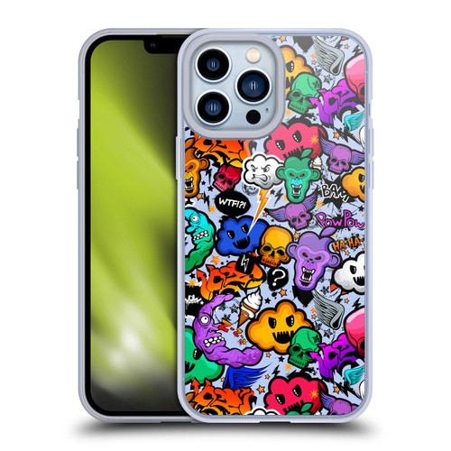 Mark Ashkenazi Graffiti Skull Soft Gel Case for Apple iPhone 13 Pro Max
