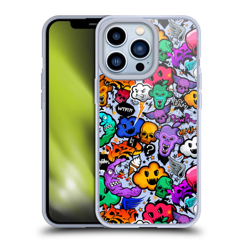Mark Ashkenazi Graffiti Skull Soft Gel Case for Apple iPhone 13 Pro