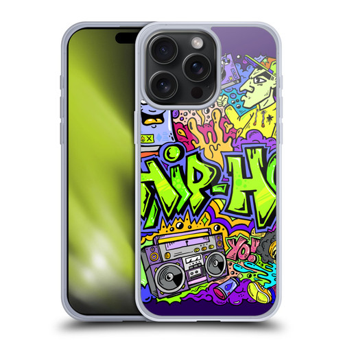 Mark Ashkenazi Graffiti Hip Hop Music Soft Gel Case for Apple iPhone 15 Pro Max