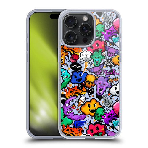 Mark Ashkenazi Graffiti Skull Soft Gel Case for Apple iPhone 15 Pro Max