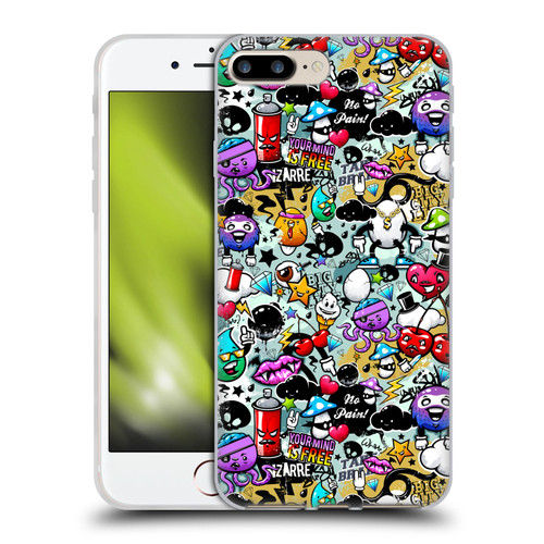 Mark Ashkenazi Graffiti Fun Soft Gel Case for Apple iPhone 7 Plus / iPhone 8 Plus