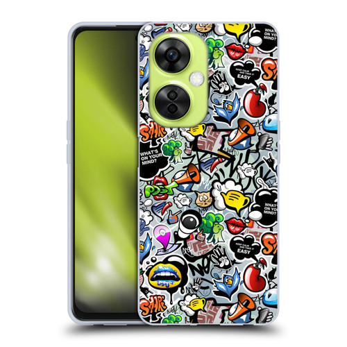 Mark Ashkenazi Graffiti Social Media Soft Gel Case for OnePlus Nord CE 3 Lite 5G