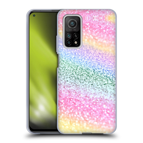Monika Strigel Glitter Collection Unircorn Rainbow Soft Gel Case for Xiaomi Mi 10T 5G