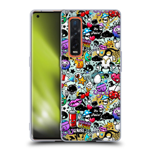 Mark Ashkenazi Graffiti Fun Soft Gel Case for OPPO Find X2 Pro 5G