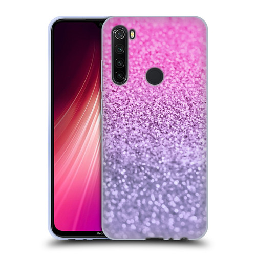 Monika Strigel Glitter Collection Lavender Pink Soft Gel Case for Xiaomi Redmi Note 8T