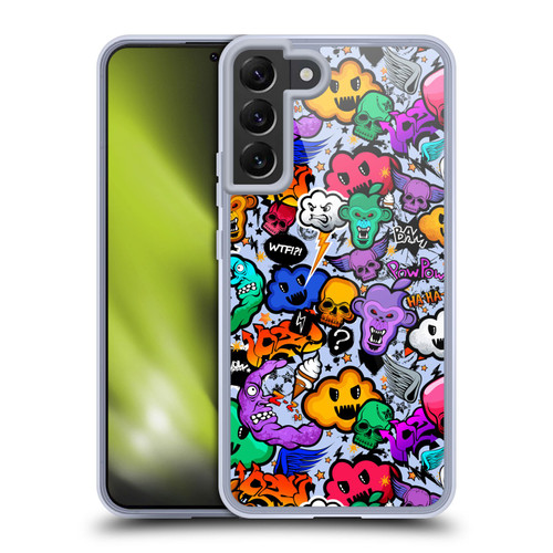 Mark Ashkenazi Graffiti Skull Soft Gel Case for Samsung Galaxy S22+ 5G