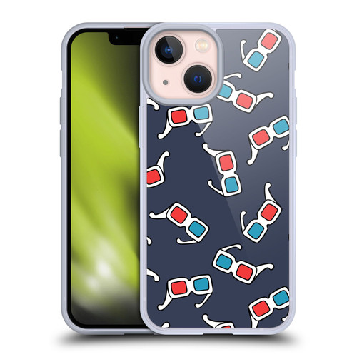 Mark Ashkenazi Mix Patterns 3D Glasses Soft Gel Case for Apple iPhone 13 Mini