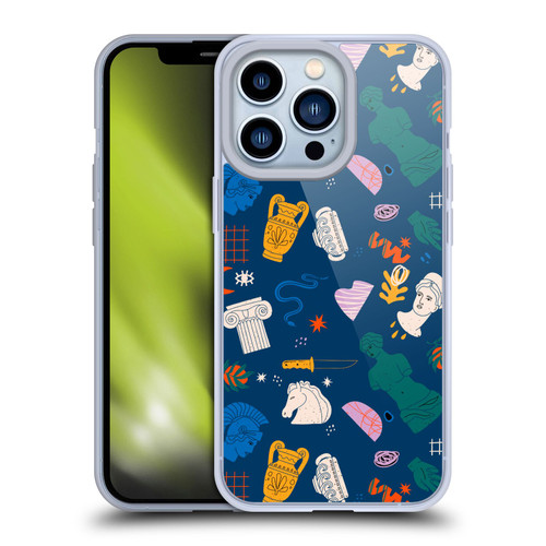 Mark Ashkenazi Mix Patterns Roman Soft Gel Case for Apple iPhone 13 Pro