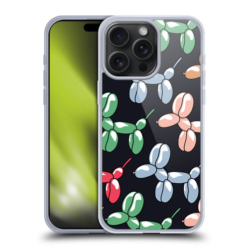 Mark Ashkenazi Mix Patterns Balloons Soft Gel Case for Apple iPhone 15 Pro Max