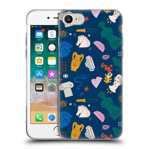 Mark Ashkenazi Mix Patterns Roman Soft Gel Case for Apple iPhone 7 / 8 / SE 2020 & 2022