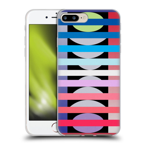 Mark Ashkenazi Mix Patterns Fun Geometric Soft Gel Case for Apple iPhone 7 Plus / iPhone 8 Plus