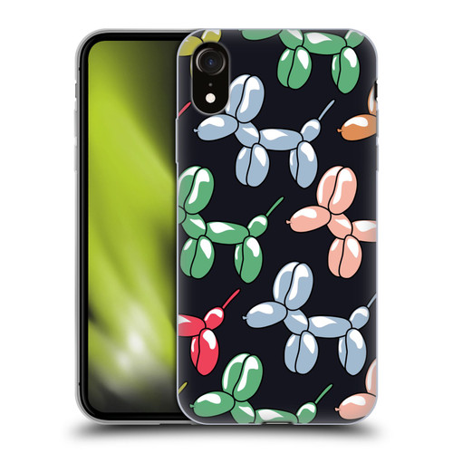 Mark Ashkenazi Mix Patterns Balloons Soft Gel Case for Apple iPhone XR