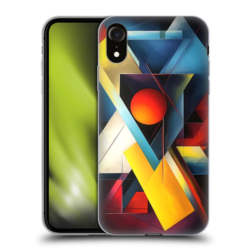 Mark Ashkenazi Mix Patterns Triangle Modern Abstract Soft Gel Case for Apple iPhone XR