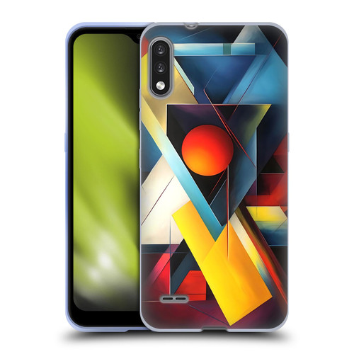 Mark Ashkenazi Mix Patterns Triangle Modern Abstract Soft Gel Case for LG K22