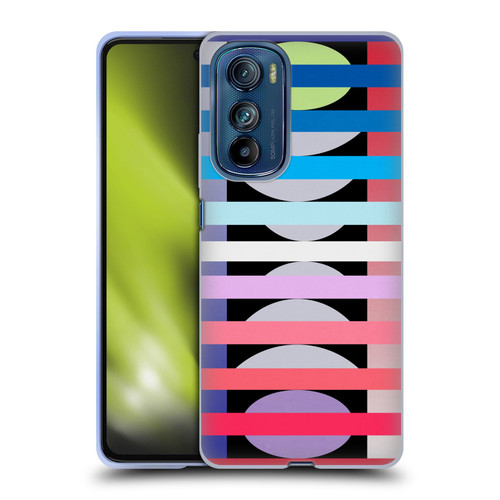 Mark Ashkenazi Mix Patterns Fun Geometric Soft Gel Case for Motorola Edge 30