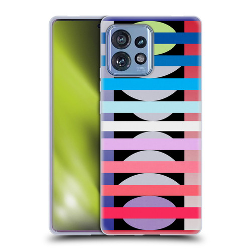 Mark Ashkenazi Mix Patterns Fun Geometric Soft Gel Case for Motorola Moto Edge 40 Pro