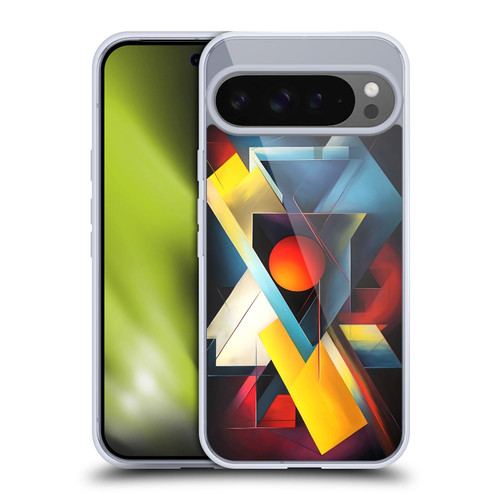 Mark Ashkenazi Mix Patterns Triangle Modern Abstract Soft Gel Case for Google Pixel 9 Pro XL