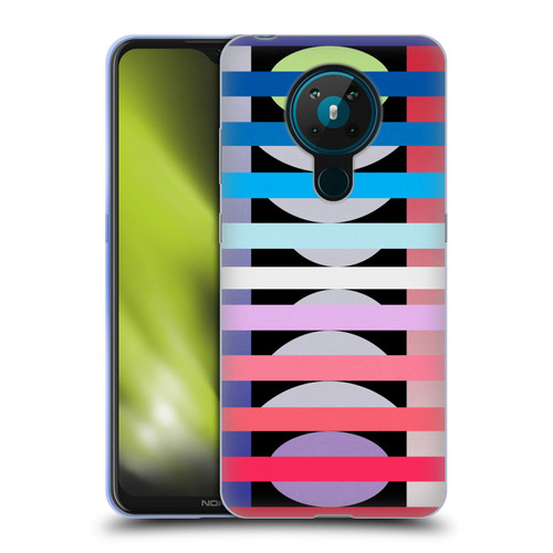 Mark Ashkenazi Mix Patterns Fun Geometric Soft Gel Case for Nokia 5.3