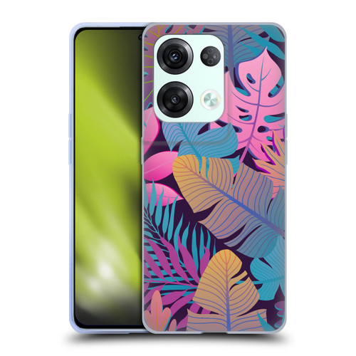 Mark Ashkenazi Mix Patterns Summer Vibes Soft Gel Case for OPPO Reno8 Pro