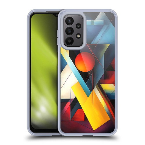 Mark Ashkenazi Mix Patterns Triangle Modern Abstract Soft Gel Case for Samsung Galaxy A23 / 5G (2022)
