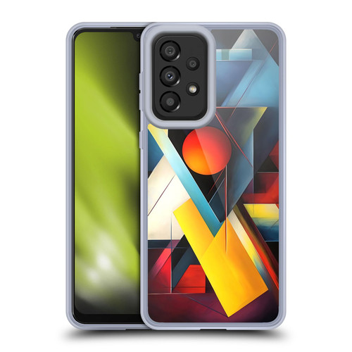 Mark Ashkenazi Mix Patterns Triangle Modern Abstract Soft Gel Case for Samsung Galaxy A33 5G (2022)