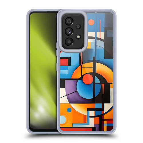 Mark Ashkenazi Mix Patterns Modern Abstract Soft Gel Case for Samsung Galaxy A53 5G (2022)