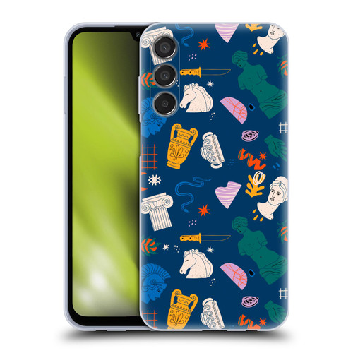 Mark Ashkenazi Mix Patterns Roman Soft Gel Case for Samsung Galaxy M15/F15 5G