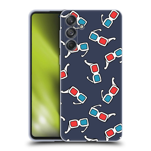 Mark Ashkenazi Mix Patterns 3D Glasses Soft Gel Case for Samsung Galaxy M55 5G