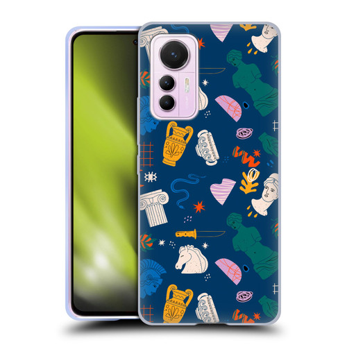 Mark Ashkenazi Mix Patterns Roman Soft Gel Case for Xiaomi 12 Lite
