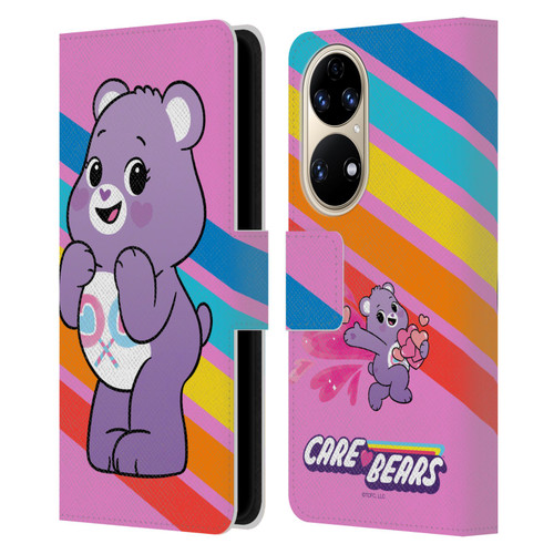 Care Bears Characters Share Leather Book Wallet Case Cover For Huawei P50