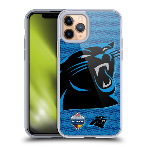 NFL 2024 International Games Munich Panthers Soft Gel Case for Apple iPhone 11 Pro