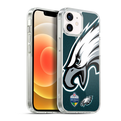 NFL 2024 International Games São Paulo Eagles Soft Gel Case for Apple iPhone 12 / iPhone 12 Pro & MagSafe