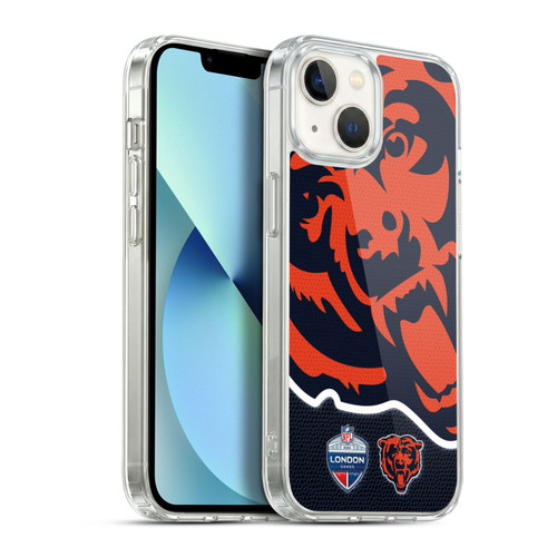 NFL 2024 International Games London Bears Soft Gel Case for Apple iPhone 13