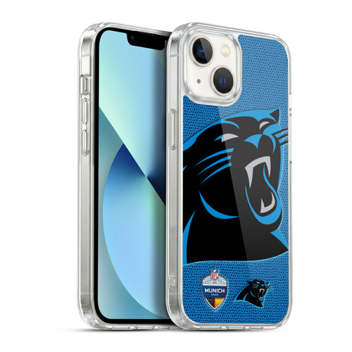 NFL 2024 International Games Munich Panthers Soft Gel Case for Apple iPhone 13